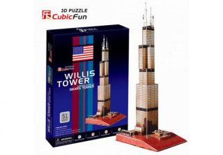 3D puzzle - Sears Tower 51db-os 