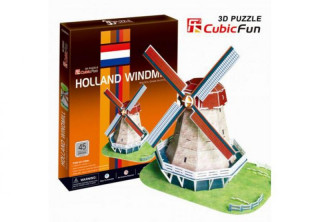 3D puzzle - Holland Windmill 45 db-os Játék