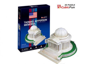 3D puzzle - Jefferson Memorial 35 db-os Játék