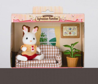 Sylvanian Families: Csoki Nyuszi papa heverővel Játék