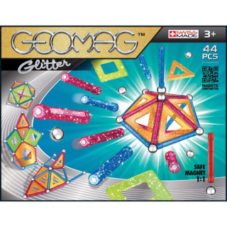 Geomag Glitter: Csillámos készlet - paneles - 44 db-os Játék