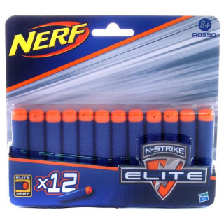 NERF N-Strike Elite - kék lőszer utántöltő készlet - 12 db Játék