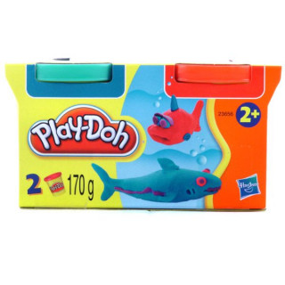 Play-Doh 2 tégelyes utántöltő gyurma készlet - sárga-rózsaszín Játék