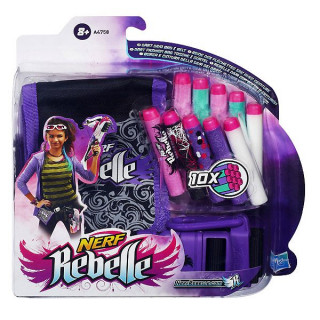 NERF Rebelle: Diva 10 db-os lőszer utántöltő készlet táskában Játék