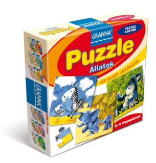 Az első játékaim Puzzle - Állatok AJÁNDÉKTÁRGY