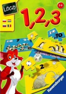 Ravensburger Logo 1,2,3 számolni tanulok oktató játék Játék