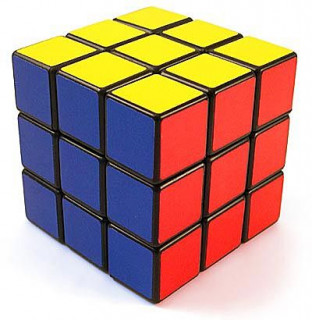 Rubik kocka 3x3X3 kék dobozos Játék