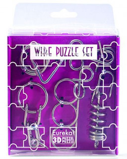 Mini Wire Puzzle Szett Lila Játék