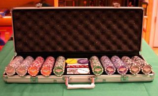 Póker zseton készlet, Las Vegas, 500db - 620950 Játék