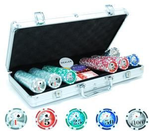 Póker zseton készlet, Las Vegas 300db - 620910 Játék