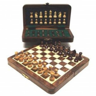 Fa sakk-készlet mágneses 20*10 cm - 670947 Játék