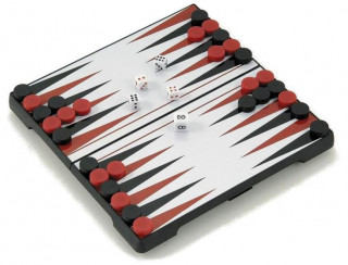 Backgammon, 16x16 cm-es, hordozható - 600502 Játék