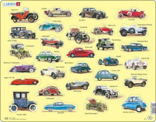 Larsen maxi puzzle 30 db-os Oldtimer autók AK1 Ajándéktárgyak
