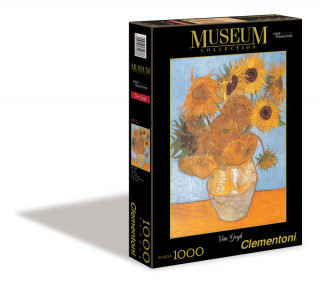 Clementoni 1000 db-os puzzle - Van Gogh - Napraforgók 31438 Játék