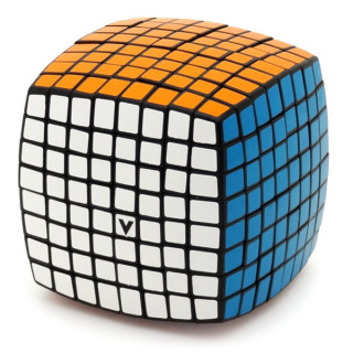 V-CUBE 8x8 versenykocka, fekete, lekerekített Játék