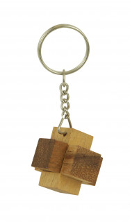 RG Mini Brick, fa ördöglakat kulcstartó Játék