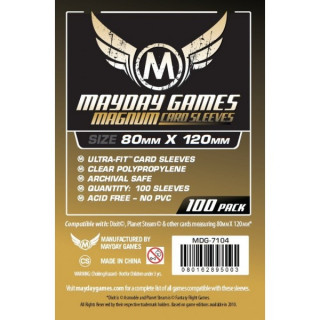Mayday Magnum Ultra-Fit kártyavédő (sleeve) - 80*120 mm, Dixit méret (100 db/csomag) Játék