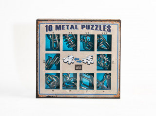 10 Metal Puzzle Set - kék *-*** Játék