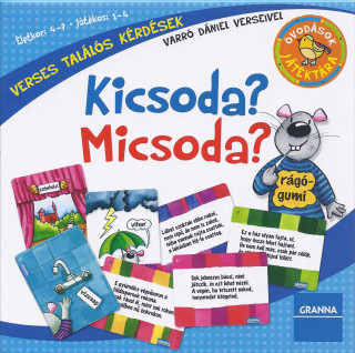 Óvodások játéktára Kicsoda? Micsoda? - új kiadás Játék