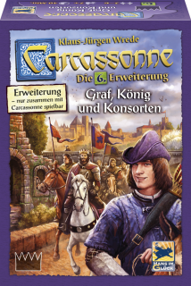 Carcassonne 6. kiegészítő - Graf, König und Konsorten (új kiadás) Játék