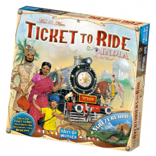 Ticket to Ride Map Collection 2: India & Switzerland 