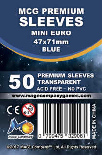 MCG Premium Mini Euro kártyavédő (sleeve) - 50db/csomag Játék