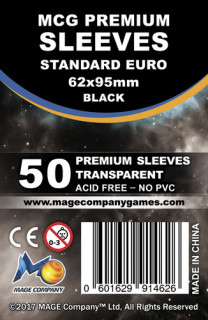 MCG Premium Standard Euro kártyavédő (sleeve) - 50db/csomag Játék