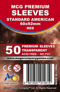 MCG Premium Standard US kártyavédő (sleeve) - 50db/csomag 