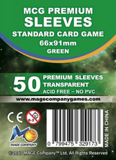 MCG Premium Standard CCG kártyavédő (sleeve) - 50db/csomag Játék
