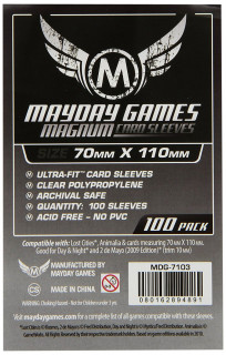 Mayday Magnum Ultra Fit kártyavédő (sleeve) - 70*110 mm (100 db/csomag) Játék