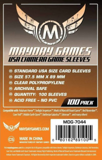 Mayday US Chimera kártyavédő (sleeve) -57,5x89 mm (100 db/csomag) 