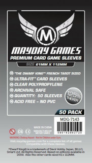 Mayday Magnum premium kártyavédő (sleeve) - 61*112 mm (50 db/csomag) Játék