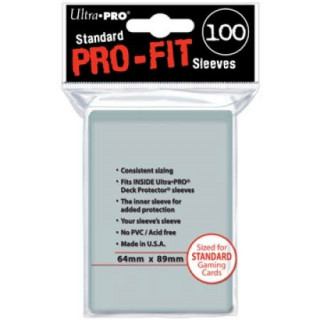 Ultra Pro Pro-fit kártyavédő (63,5x88mm, 100 db/csomag) Játék