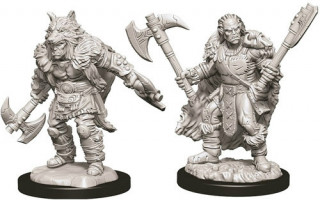 D&D Nolzur's Marvelous Miniatures: Male Half-Orc Barbarian Játék