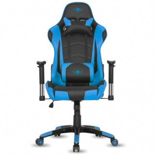 Spirit of Gamer szék - DEMON Blue (állítható dőlés/magasság; állítható kartámasz; PU; max.120kg-ig, fekete-kék) 