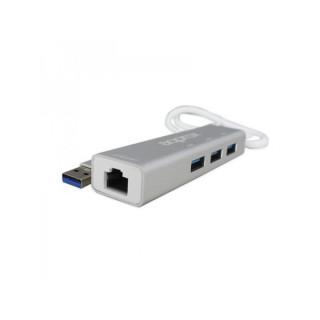 APPROX USB HUB - RJ45 (10/100/1000Mbps) + 3db USB3.0 