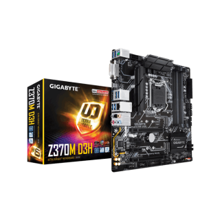 Gigabyte Alaplap - Intel GA-Z370M-D3H S1151 (Z370, 4xDDR4 4000MHz, 2xPCI-E,, 6xSATA3, RAID, 4xUSB2.0, 8xUSB3.1) PC