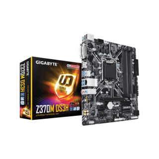 Gigabyte Alaplap - Intel GA-Z370M-DS3H S1151 (Z370, 4xDDR4 3866MHz, PCI-E,, 6xSATA3, M.2, RAID, 6xUSB2.0, 6xUSB3.1) PC