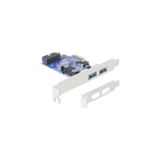 EXT DeLock PCI Express Card > 2 x external USB 3.0 + 1 x internal 19 pin USB 3.0 PC