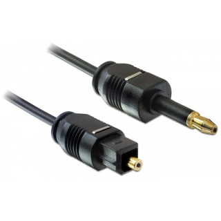 Delock Kábel - 82876 (Toslink Standard > Toslink Mini 3.5 mm apa/apa, 2m) 