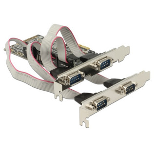 EXT Serial port 2x + 2x (RS232) - PCIe - DeLock PC