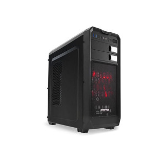 Rampage Számítógépház - 66 S (fekete; ATX; alsó táp; 2xUSB3.0 + 2xUSB2.0, I/O; porszűrő) PC