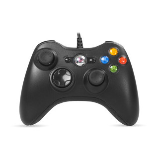 Rampage Gamepad - SG-R360 Black (USB, 2,2m kábel, PC kompatibilis, fekete) 