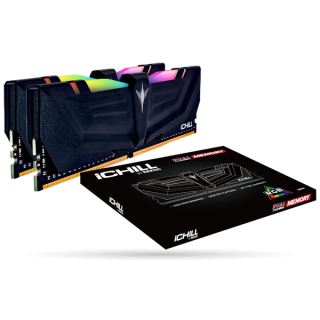 Inno3D Memória Desktop Kit - 16GB DDR4 (2x8GB, 3000Mhz, CL15, 1.35V, RCX2-16G3000R, RGB hűtőbordás) PC