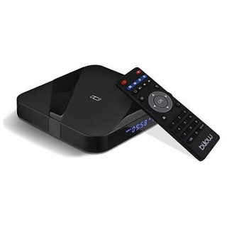 APPROX Médialejátszó - 4K Smart TV box QuadCore1,5Ghz,16GB beépített mem., Android7.1, WiFi, HDMI,BT, 2dbUSB, távkapcs. 