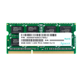 Apacer Memória Notebook - 2GB DDR3 (1333MHz, CL9, 1.5V) PC