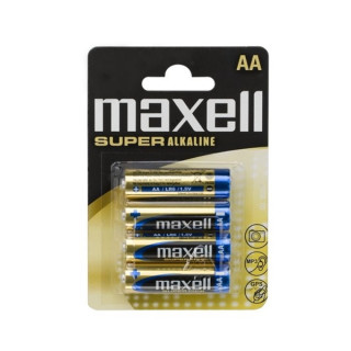 Maxell  alkáli ceruza elem (AA)  4db/csomag PC