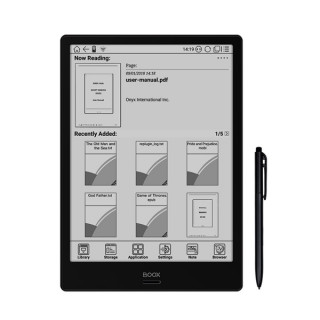 Onyx BOOX e-book 10,3" - Note (HD Mobius Carta, 1872x1404; 1.6GHz Quad, 2GB/32GB, WiFi; BT4.1; 4100mAh; A6.0; Wacom) 