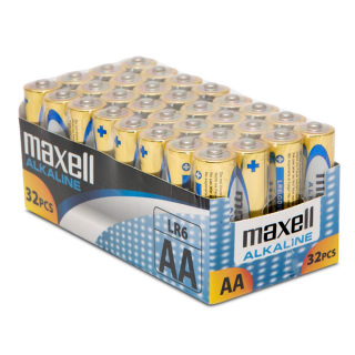 Maxell alkáli ceruza elem (AA) 32db/csomag 