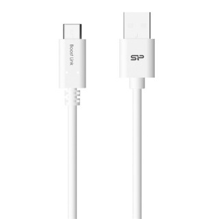 Silicon Power Kábel - USB to Type-C (Fehér, 1m, QC 3.0/QC 2.0, 480MB/s) 